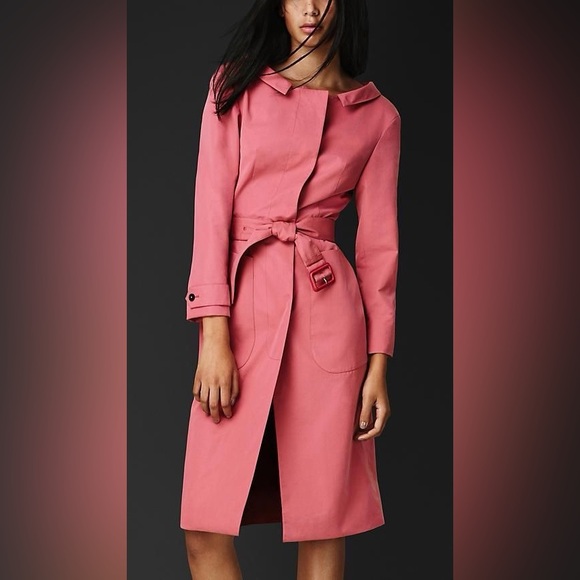 Burberry Prorsum pink trench coat - Picture 2 of 4